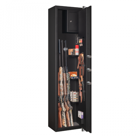 Оружейный сейф GunSafe Бизон-6 Черный